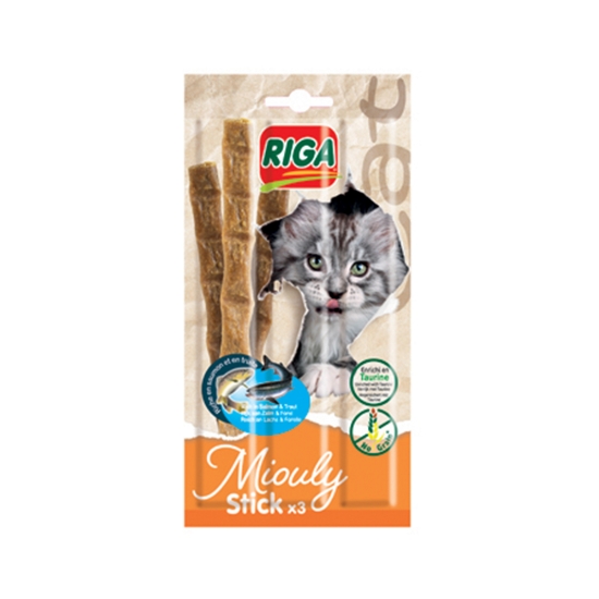 Picture of Riga Miouly Salmon and Trout Cat Treats - 15 g