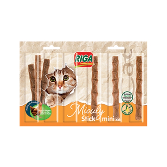 Picture of Riga Miouly Stick Chicken Cat Treats - 36 g