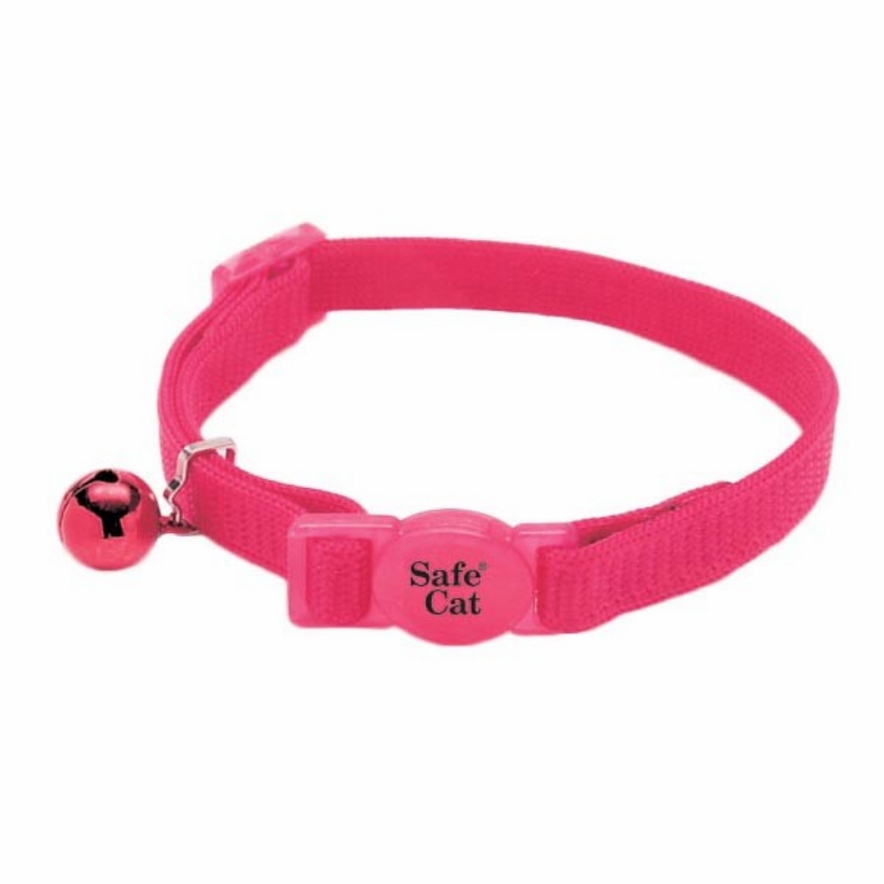 Picture of Coastal  Safety Cat collar 3/8 inch  Pink Flamy Cat Breakawa