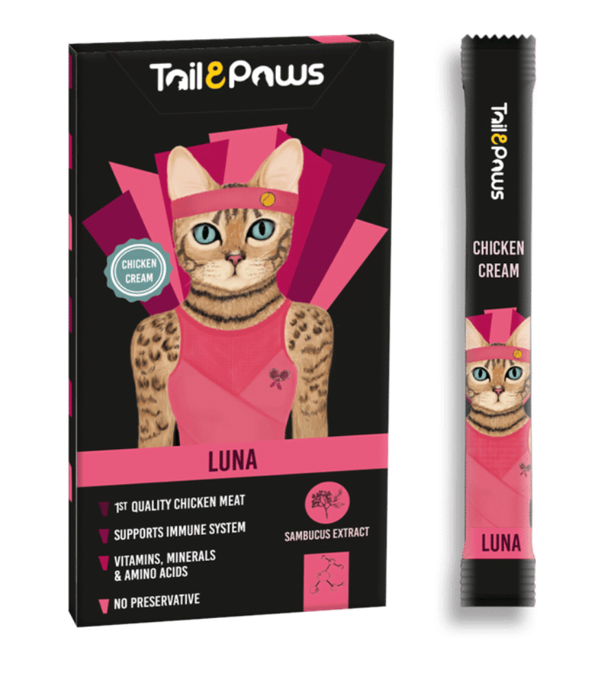 Picture of Tail And Paws Cat Cream - Luna 75G