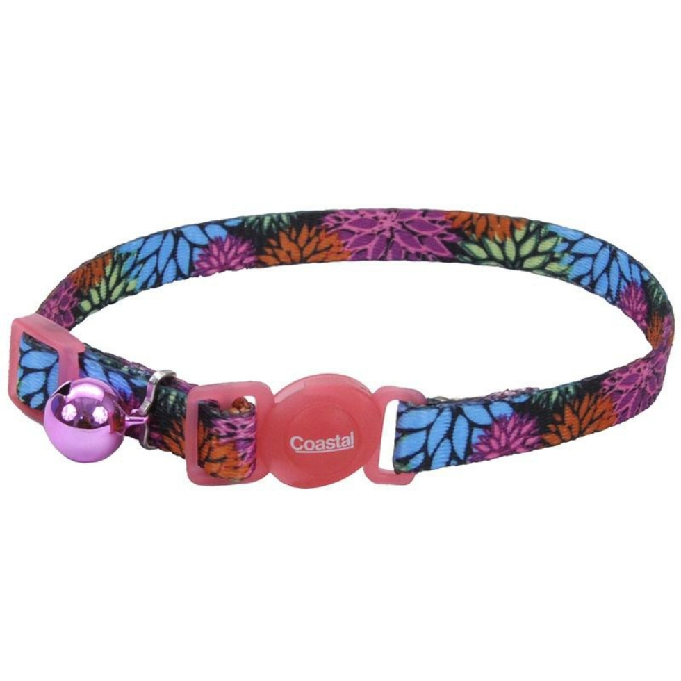 Picture of Coastal Safety Cat  Collar 3/8 inch  Wild Flower Cat