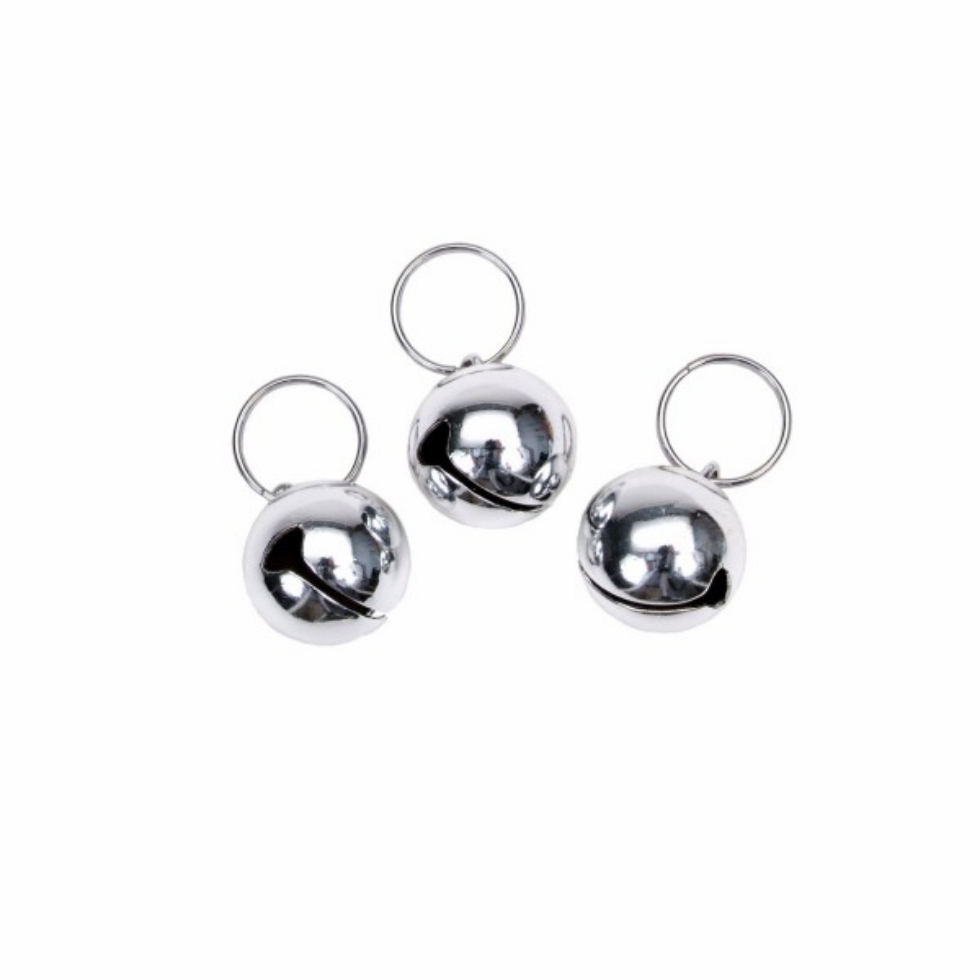 Picture of Coastal 3 Pk Bells      1 inch Silver Bells