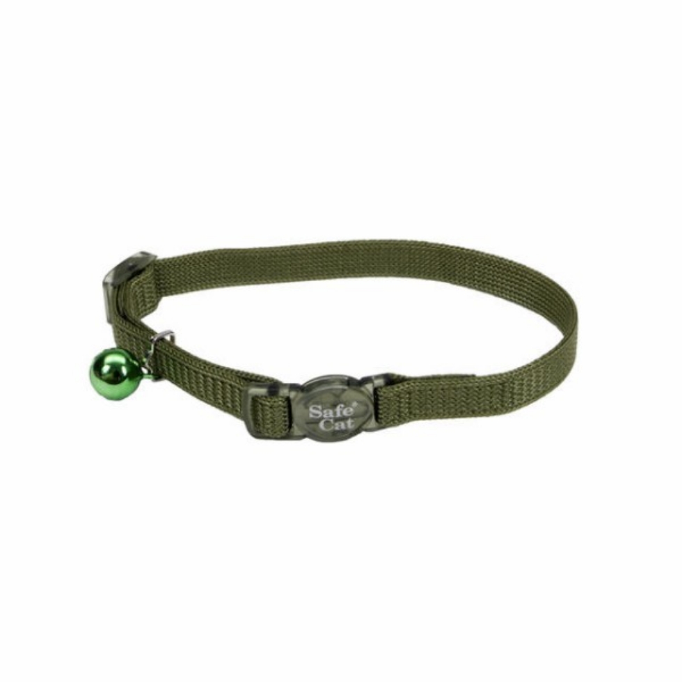 Picture of Coastal  Safety Cat collar 3/8 inch  Palm Green Cat Breakawa