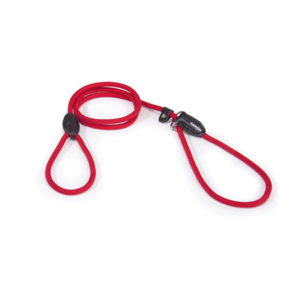 Picture of Camon Nylon Rope Choke Leash - Red - 8X1750Mm