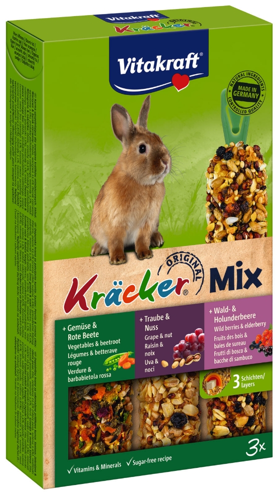 Picture of Vitakraft Kracker Mix For Rabbits 1Kg