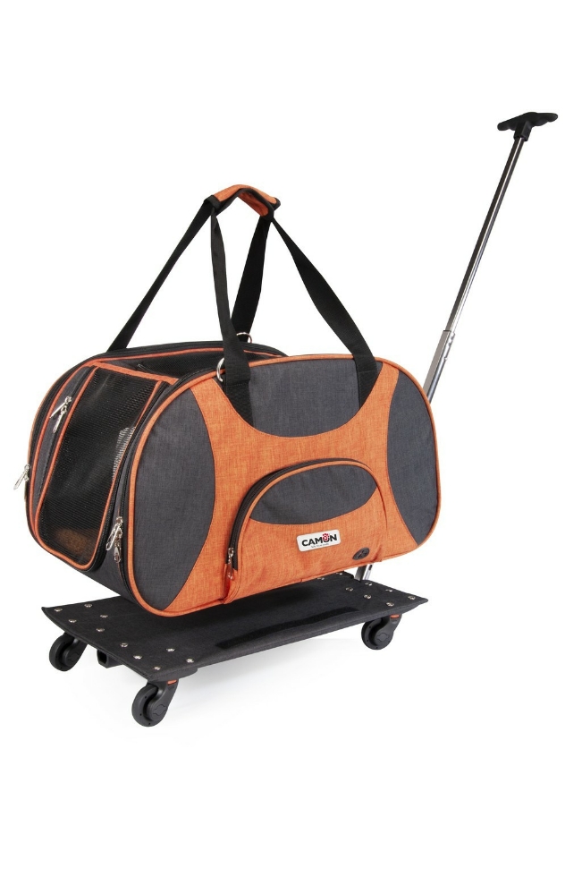 Picture of Camon Pet Carrier With Removable Trolley 53X31X31 Cm