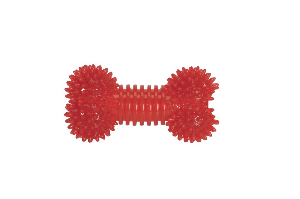 Picture of Camon-Dog-Toy-Tpr-Bone-With-Nubs-Squeaker-135Mm