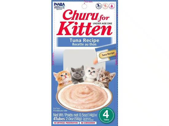 Picture of Inaba Churu Tuna For Kitten 4X14G