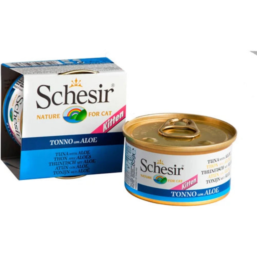 Picture of Schesir For Kitten Tuna With Aloe 85G