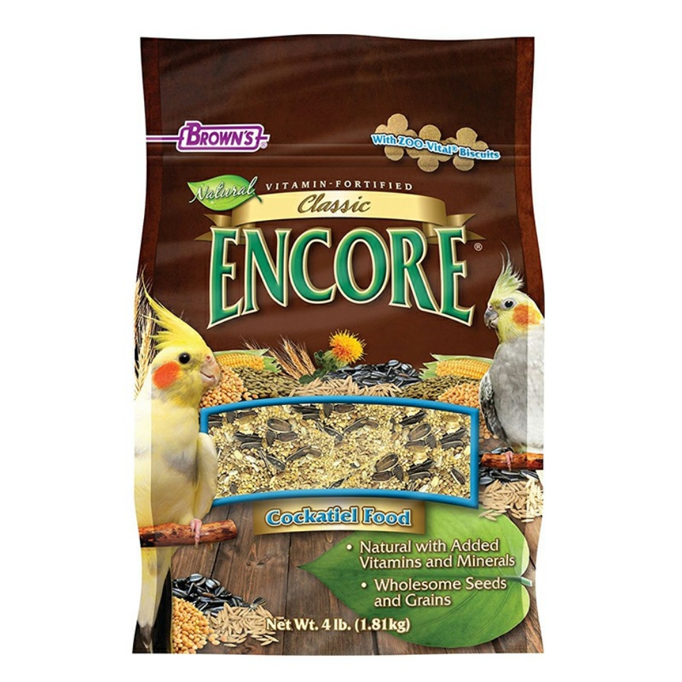 Picture of Brown's Encore Classic Natural Cockatiel Food 1.81 Kg