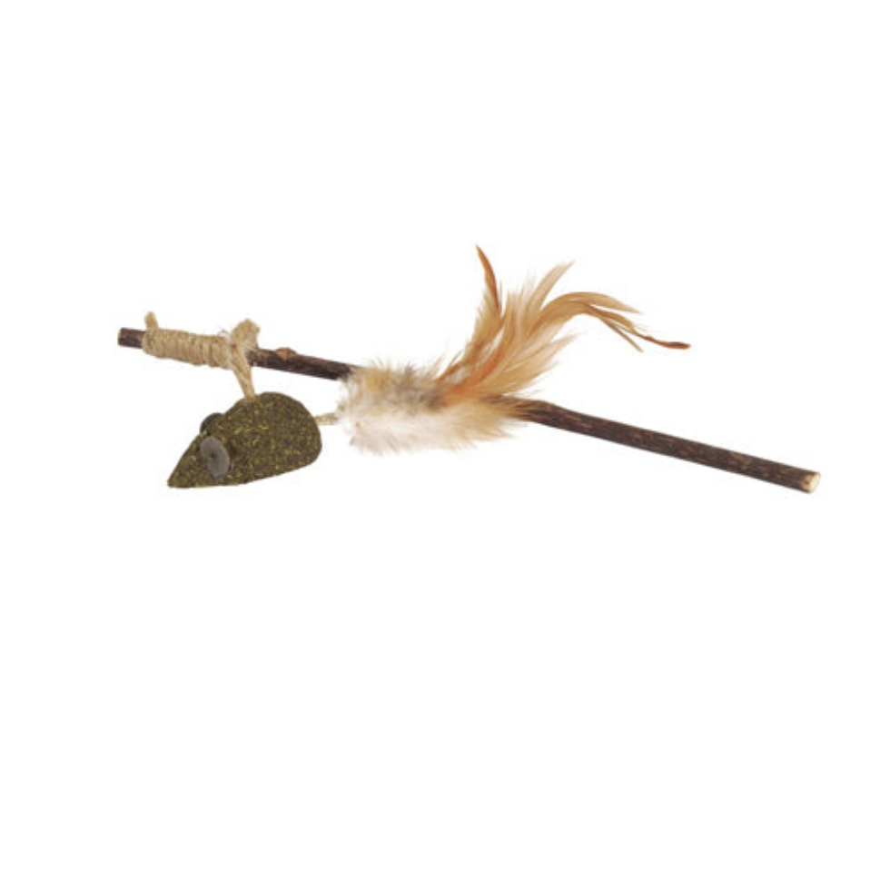 Picture of Camon Matatabi Fishing Rod 25Cm With Catnip Mouse