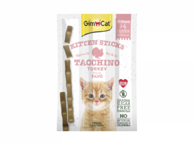 Picture of Gimcat Kitten Stick Turkey  3 Sticks