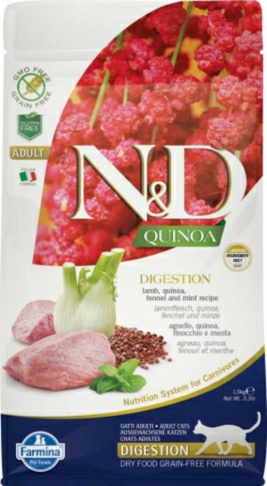 Picture of Farmina N&D Quinoa Cat Digestion Lamb 1.5 Kg