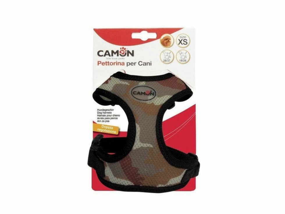 Picture of Camon Harness With Double Adjustment-Mesh-Camouflage-S