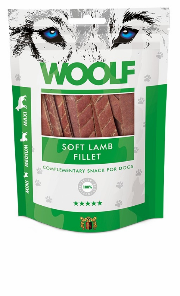 Picture of Woolf Soft Lamb Fillet for Dogs 100g