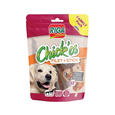 Picture of Riga Chick'Os Filet + Stick Chicken Dog Treats - 75 g