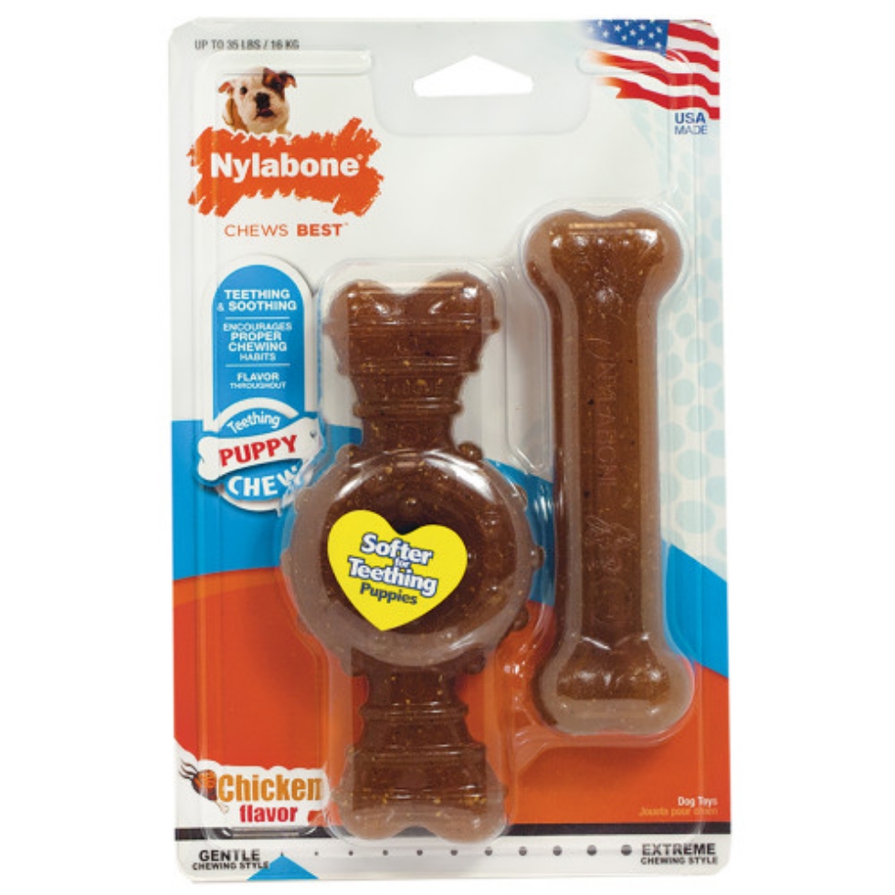 Picture of Nylabone Dog Toy Medium  Chicken