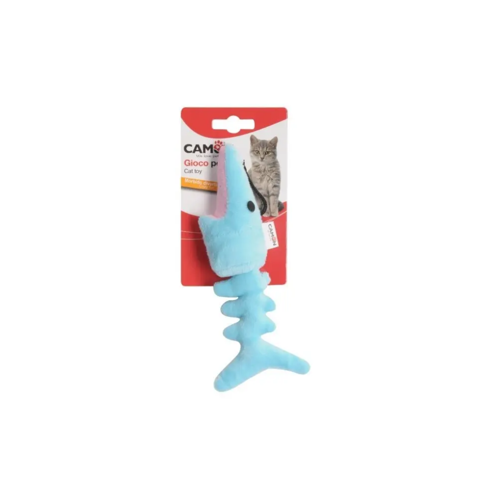 Picture of Camon Polyester cat toy, Fishbone 3 colors 15cm