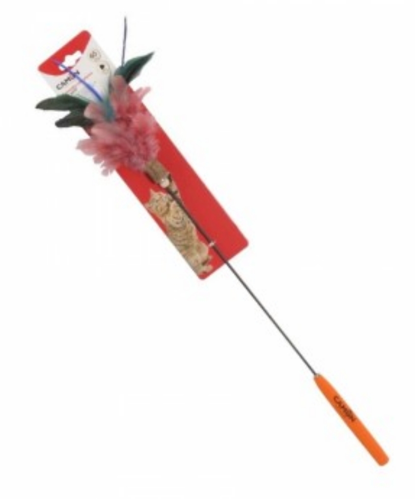 Picture of Camon Fishing rod for cats with SoftGrip handle -  orange