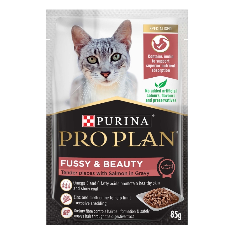 Picture of Purina Proplan Cat Fussy, Beauty Tender pieces 85gm